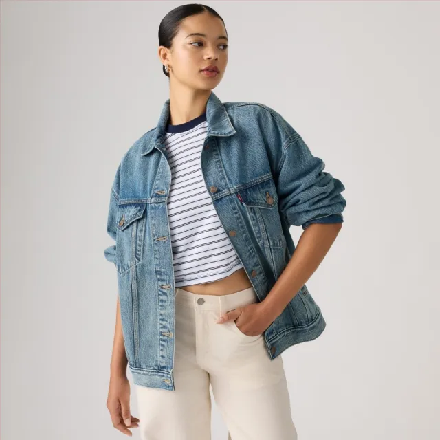 【LEVIS】男生 女生 牛仔外套 線上獨家 寬鬆版型 重磅 熱賣單品 多款任選