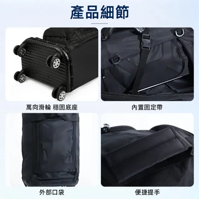 【銘利萊】高爾夫球包 航空託運包 航空包 家用高爾夫球包 飛機包 帶輪式 行李收納包 運動裝備收納