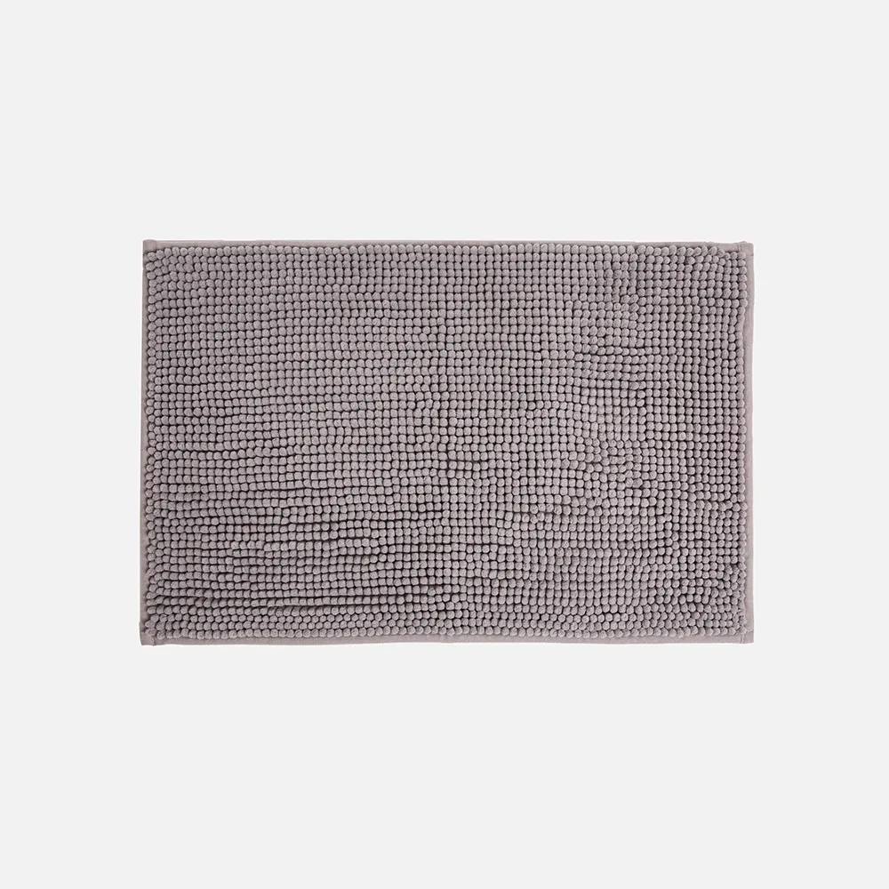 【特力屋】Home Zone 極吸水雪尼爾踏墊 太空灰 60x40cm