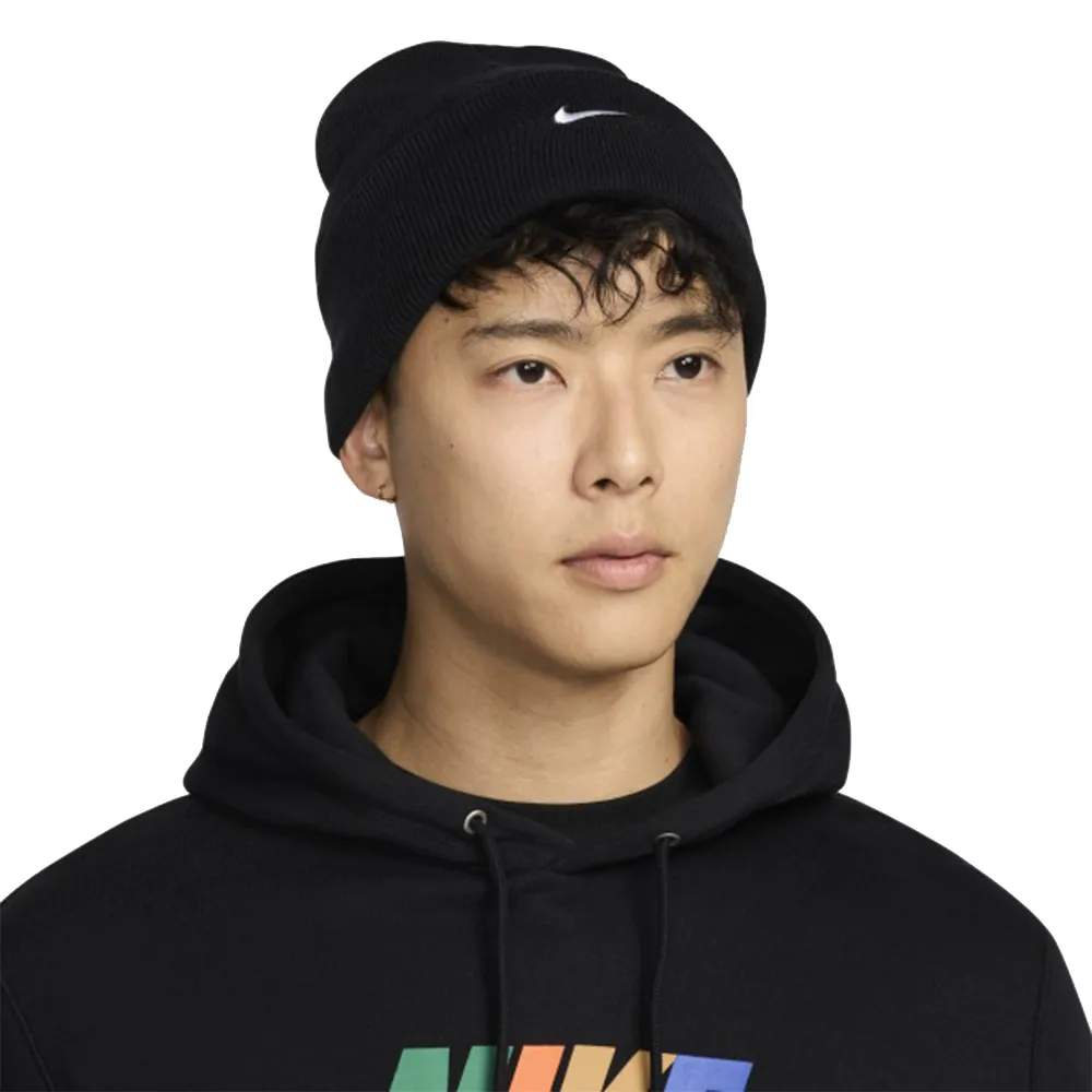 【NIKE 耐吉】男女 U NK PEAK BEANIE TC SWSH F24 L 毛帽 運動帽 - HF0187010