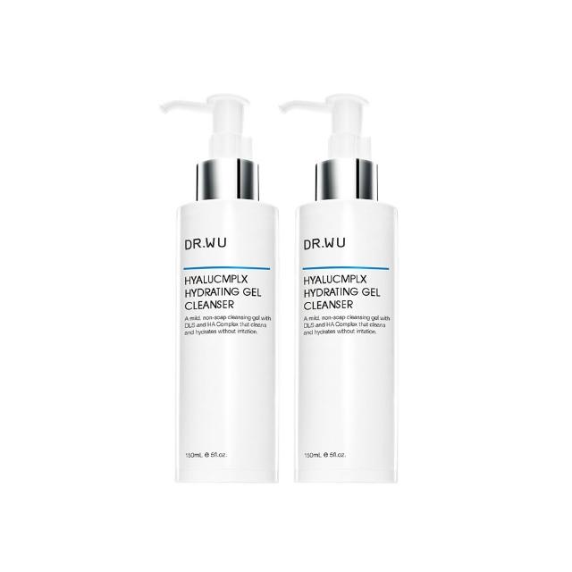 【DR.WU 達爾膚】玻尿酸保濕潔顏凝露150ML(2入組)