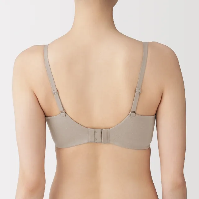 【MUJI 無印良品】女無鋼圈可調整胸型胸罩(黑色/淺米/摩卡棕)