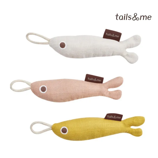 【tails&me 尾巴與我】海洋動物寵物玩具/小魚補充包*5入組 (寵物玩具/貓玩具)
