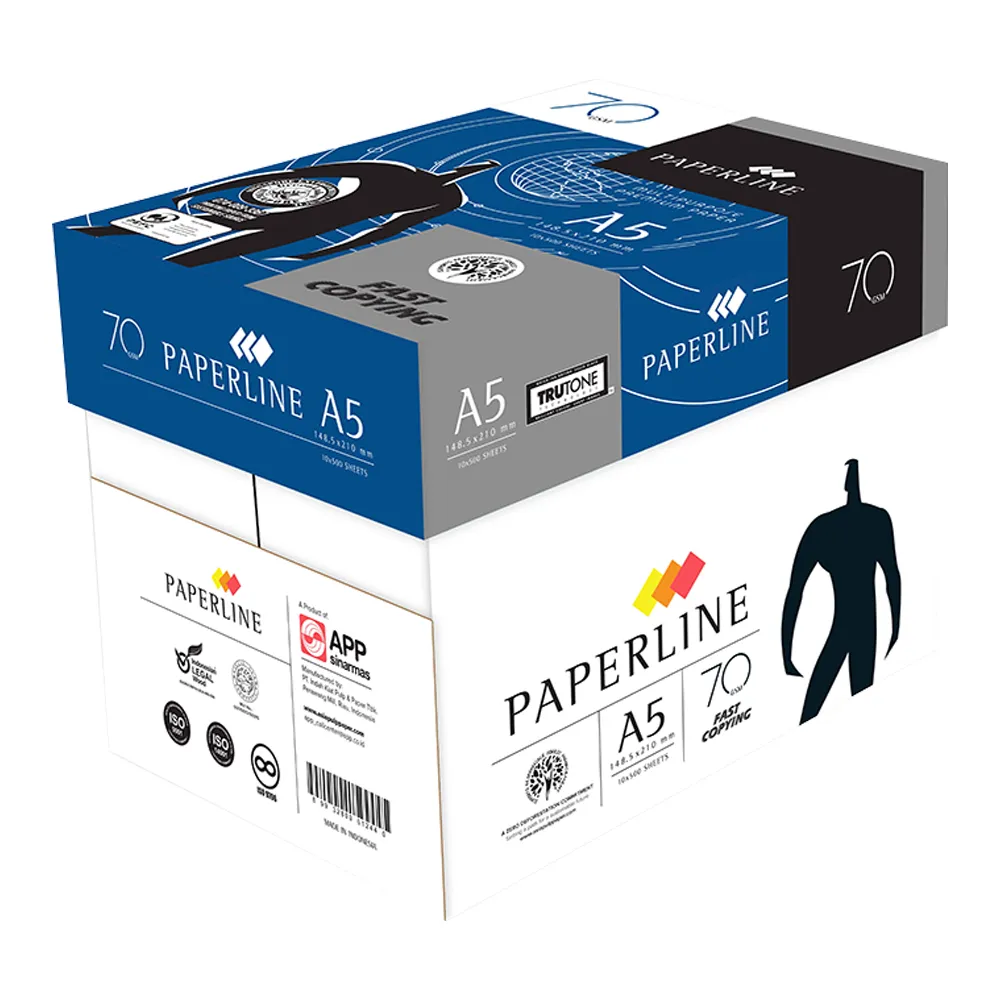 【PAPERLINE】地球藍多功能影印紙(A5 70g 500張/包/10包/箱)