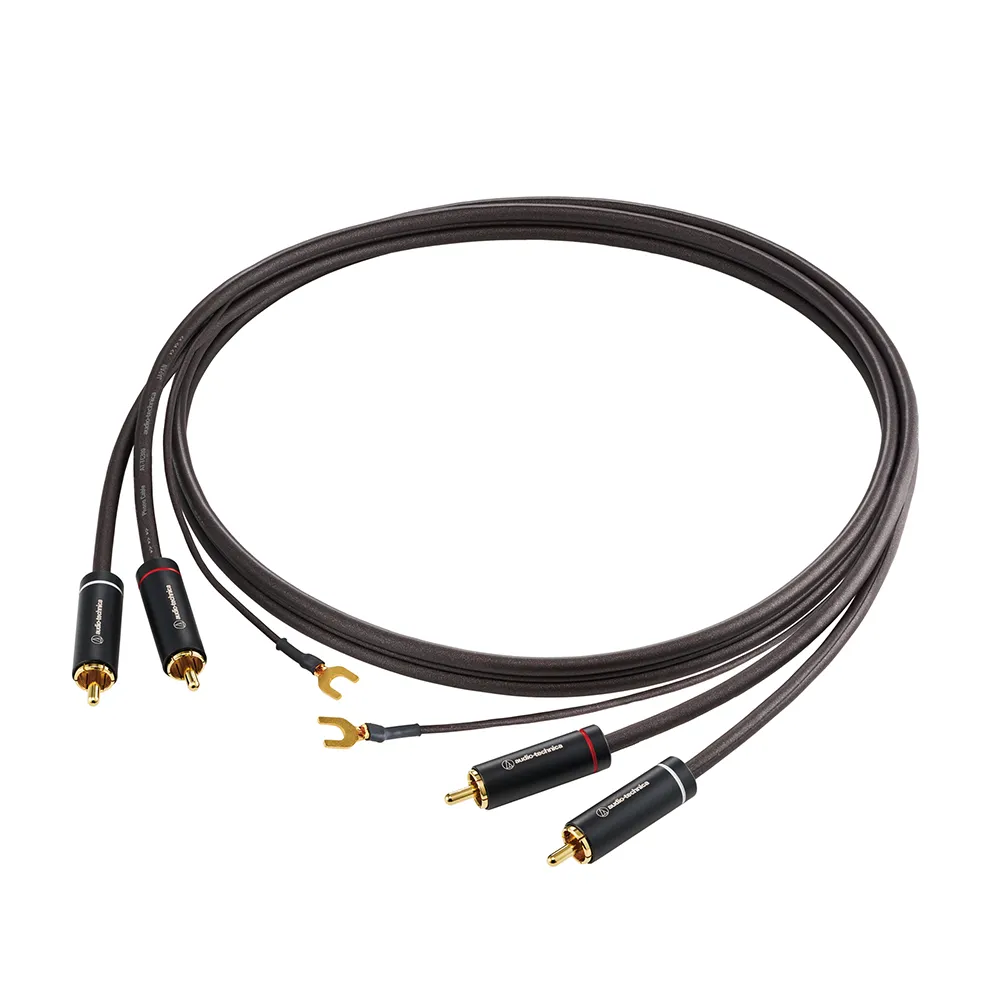【audio-technica 鐵三角】AT-TC300/1.2 黑膠唱盤機訊號線