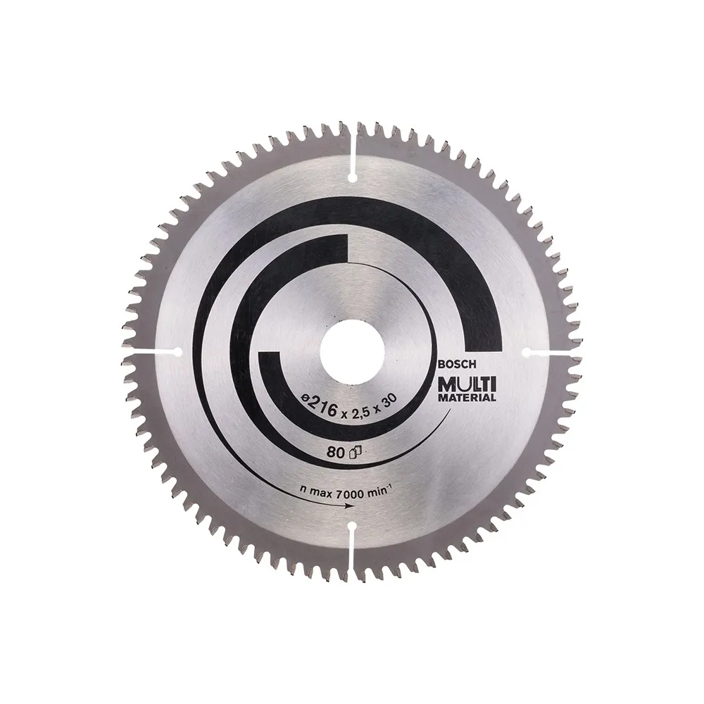 【BOSCH 博世】切鋁圓鋸片 8 1/2  216x2.5x30 T80