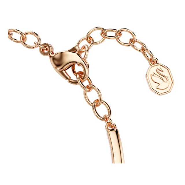 【SWAROVSKI 施華洛世奇】官方直營 十二生肖- 羊年手鐲 混合式切割 白色 鍍玫瑰金色 | 5753323