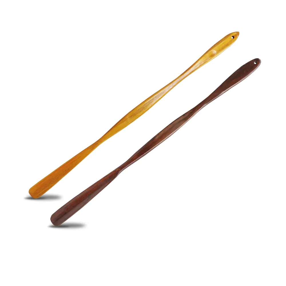 【糊塗鞋匠 優質鞋材】A99 荷木葫蘆柄鞋拔74cm(2支)