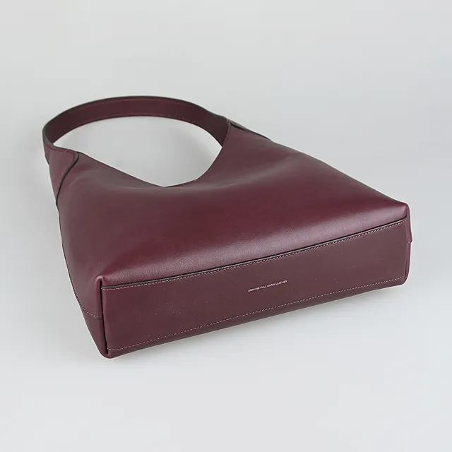 【COACH】COACH精品天然皮革Brooklyn燙金磁釦肩背包(小/酒紅)