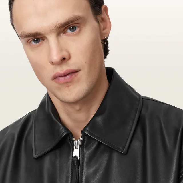 【ALLSAINTS】MARCO 羊皮飛行員外套皮衣 M042LD(寬鬆版型)