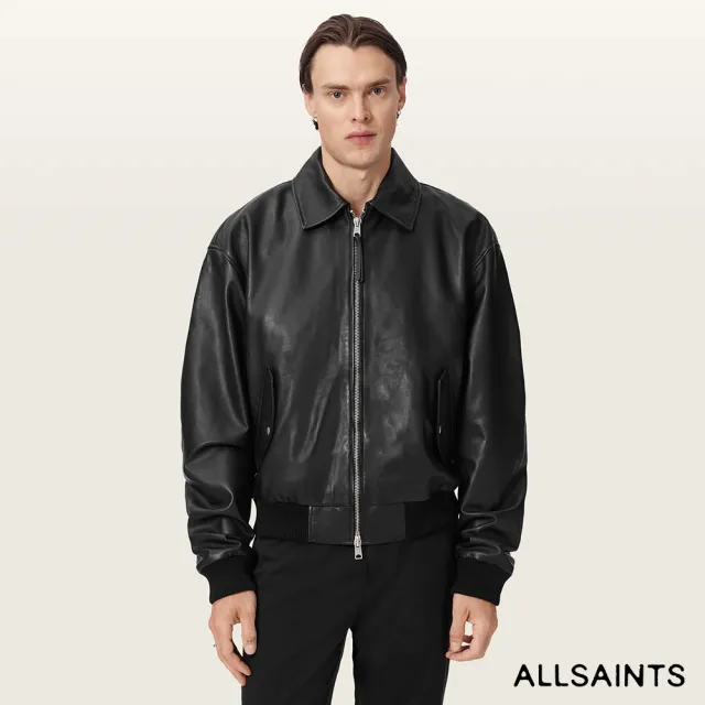【ALLSAINTS】MARCO 羊皮飛行員外套皮衣 M042LD(寬鬆版型)