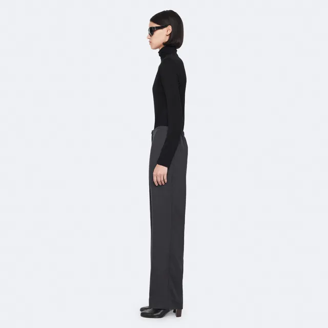 【ALLSAINTS】LEONIE 緞面中腰寬褲 W071TF(寬鬆版型)