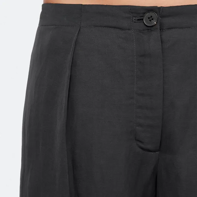 【ALLSAINTS】LEONIE 緞面中腰寬褲 W071TF(寬鬆版型)