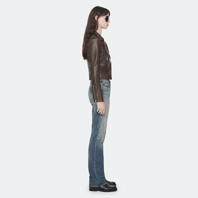 【ALLSAINTS】ERRIE 羊皮流蘇騎士皮衣 W112LF(修身版型)