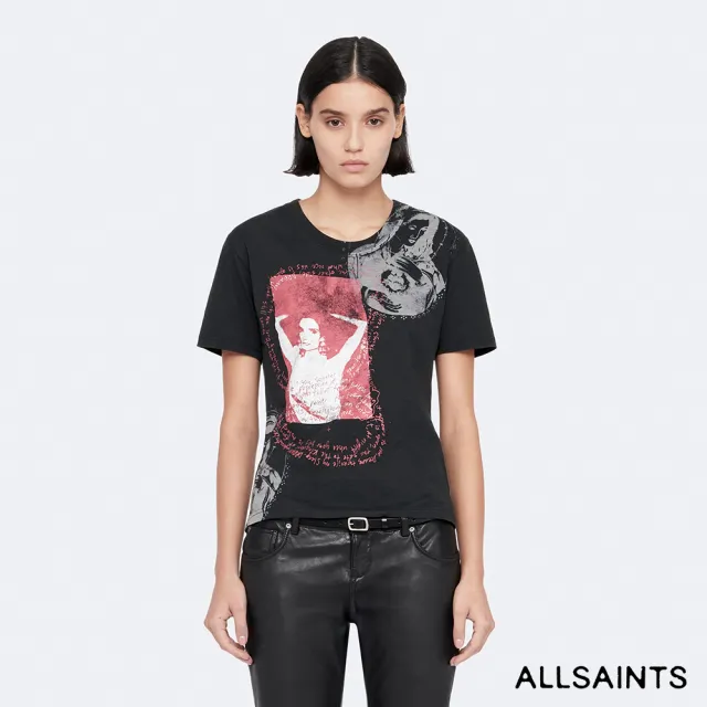 【ALLSAINTS】HELA 印花短袖T恤 W198JF(修身版型)