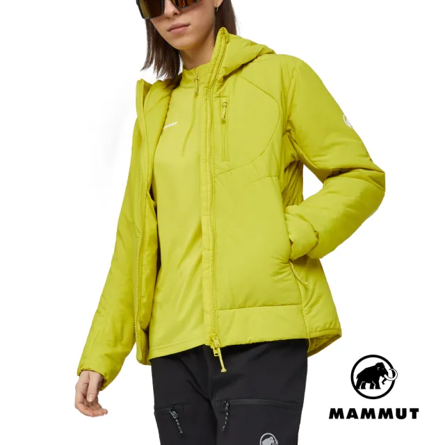 【Mammut 長毛象】Aenergy Air IN Hooded Jkt 輕量繩化纖動態保暖連帽外套 相思黃 女款 #1013-04840