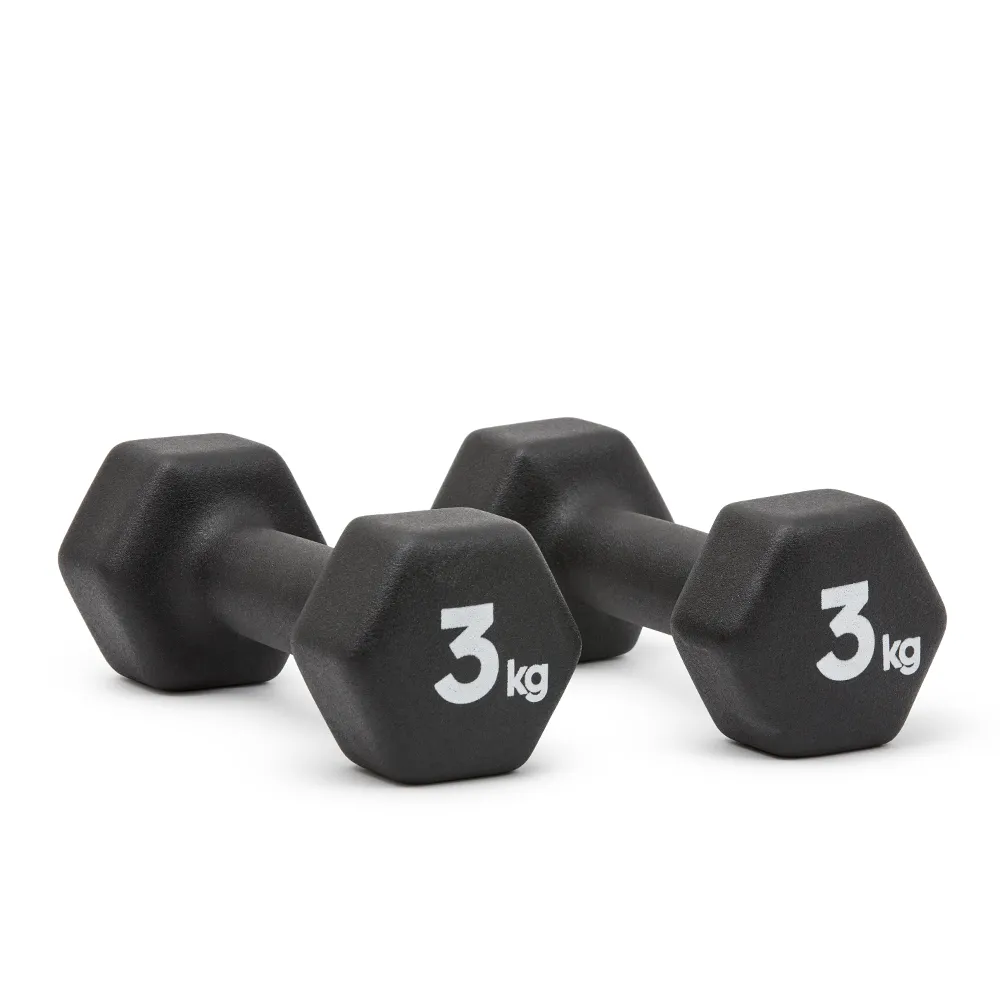 【adidas 愛迪達】六角健身啞鈴(3kg/2入)