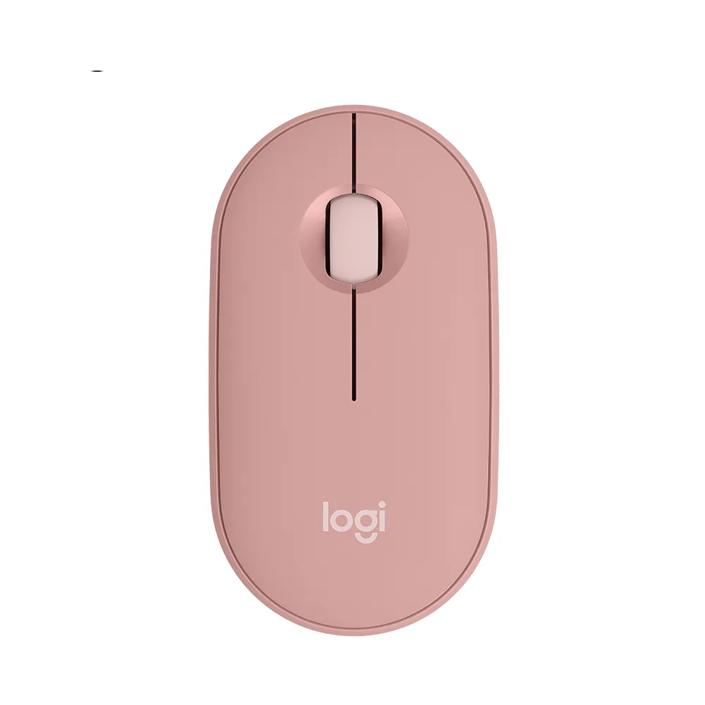 【Logitech 羅技】Pebble M350s 無線藍牙滑鼠 - 玫瑰粉(不附接收器)