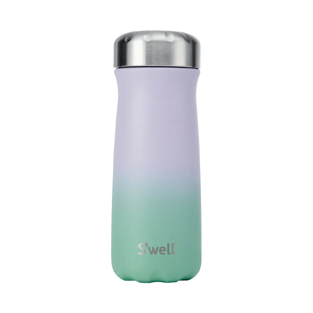 【S’well】美國 Traveler不鏽鋼保溫瓶 粉彩薰衣草470ml / swell 保溫杯 保冰杯 水壺 環保杯