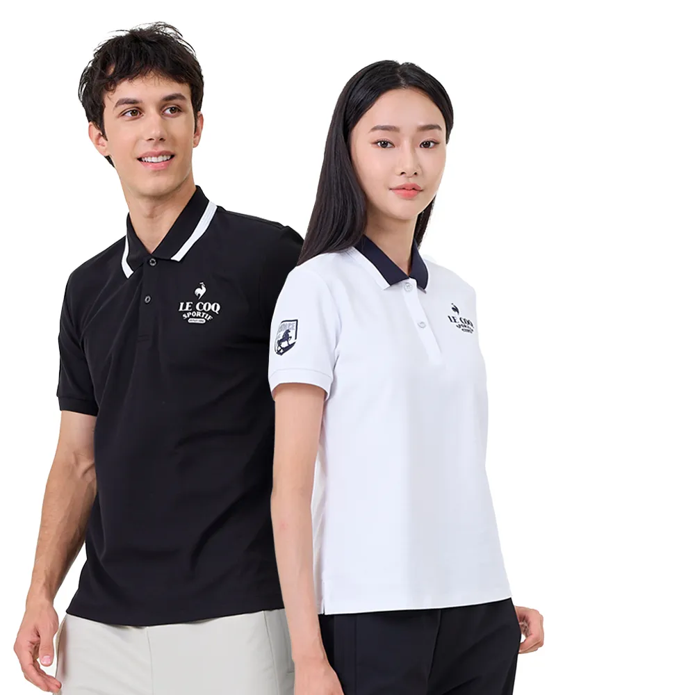 【LE COQ SPORTIF 公雞】吸排短袖POLO衫 男女款 4色 LWY21041_LWY22041