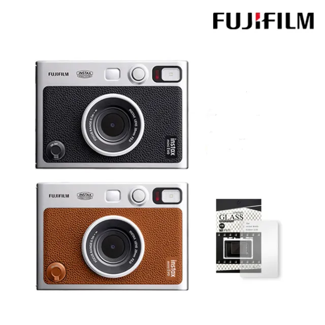 【FUJIFILM 富士】Instax Mini EVO 混合式數位拍立得相機 原廠公司貨(贈9H鋼化螢幕保護貼)