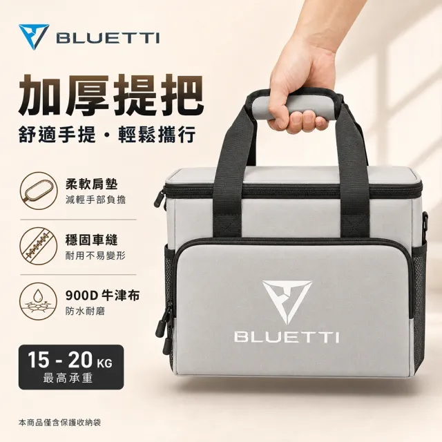 【BLUETTI】AC70P 1000W 戶外移動電源 130W太陽能板套組(移動電源 戶外電池 露營 車宿 行動電源 UPS)