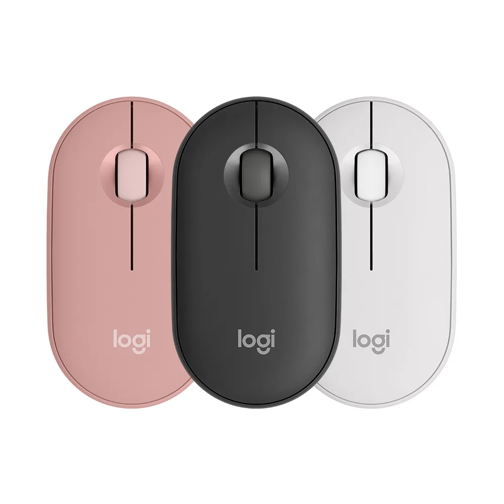 【Logitech 羅技】 2入組 M350s 無線藍牙滑鼠
