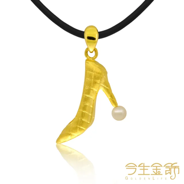 【今生金飾】復古女伶墜-珍珠款(黃金墜飾)