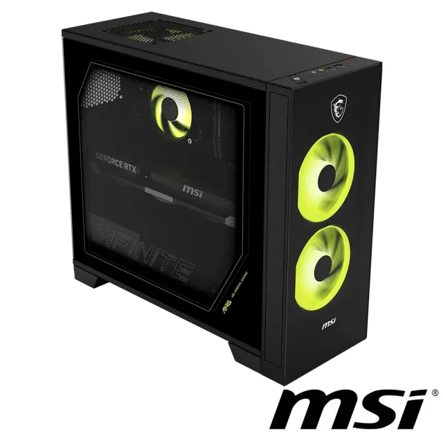 【MSI 微星】+Office2024★Ultra 7-265F RTX5060Ti-16G 電競電腦(Infinite S/32G/1TB SSD/W11H)