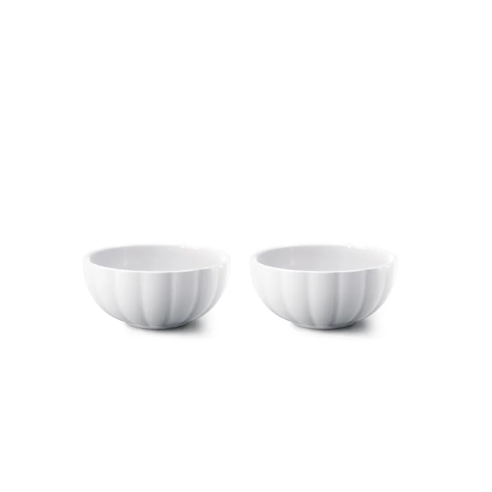 【Georg Jensen 喬治傑生】BERNADOTTE 碗 小號 2 件(瓷 碗)