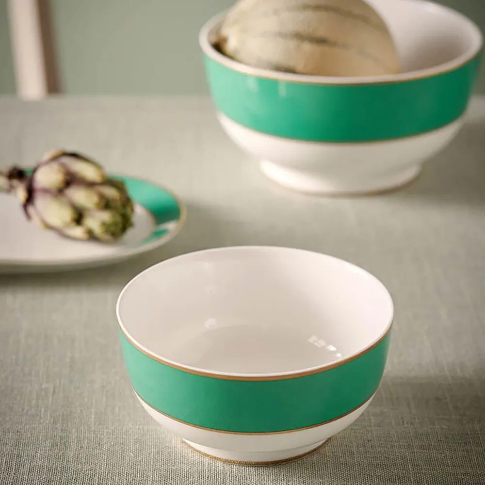 【PIP STUDIO】Chique Gold 碗12.5cm-綠