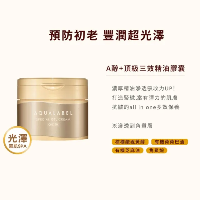 【AQUALABEL】水之印 新全能5D彈力霜 90g 2入組(美白/緊緻）