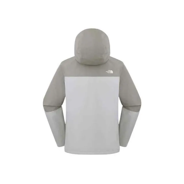 【The North Face】TNF 休閒 防水抓絨三合一外套 W SANGRO FLEECE TRICLIMATE - AP 女 白灰 (NF0A8CK3P48)