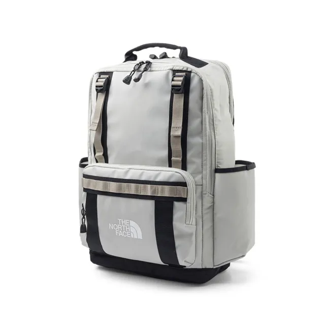 【The North Face】TNF 休閒 運動 DWR防潑水大容量休閒後背包 BASE CAMP DAYPACK 男 女 淺灰 (NF0A8BK4XA7)