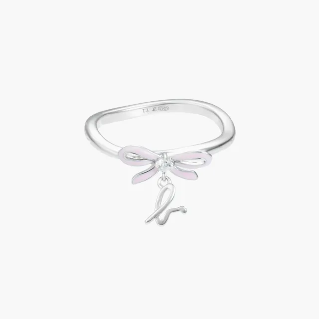 【agnes b.】bijoux 女款 白鋼 logo造型戒指 多款任選