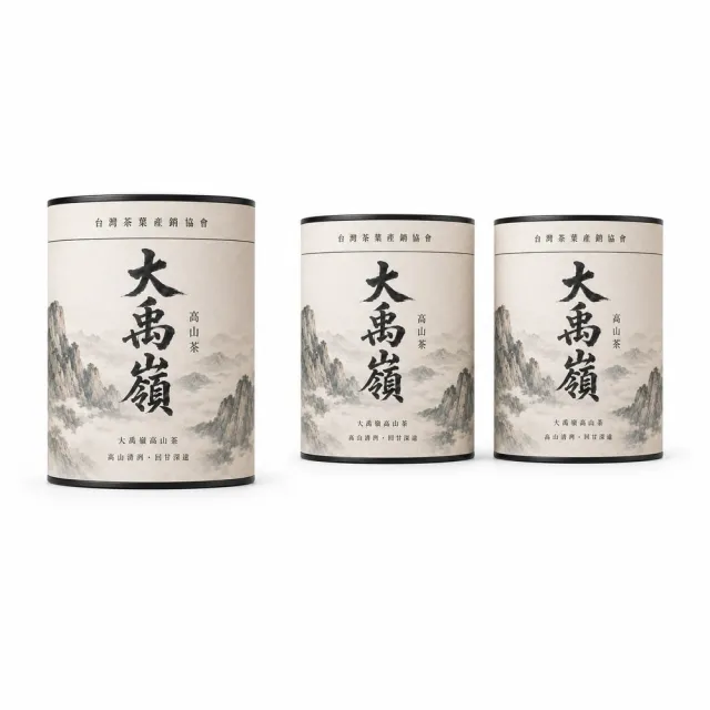 【台灣茶葉產銷協會】大禹嶺高山茶 3入組｜罐裝4兩