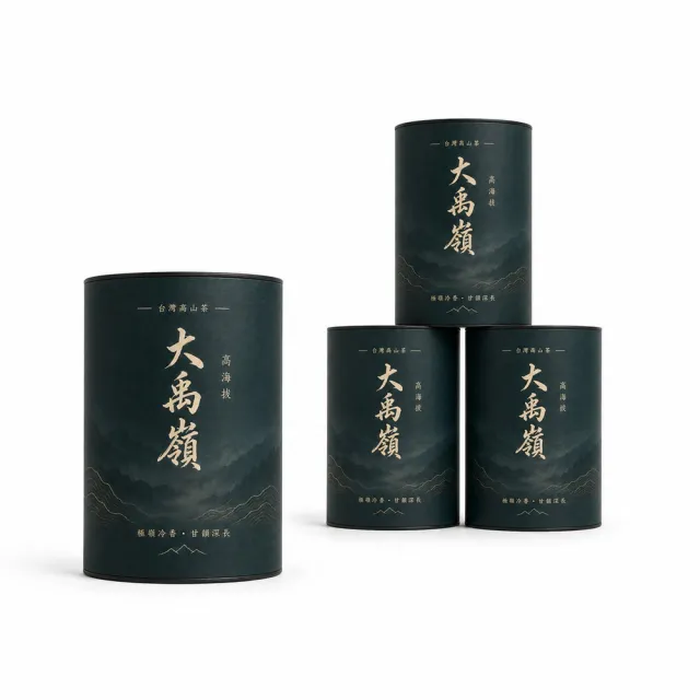 【台灣茶葉產銷協會】高海拔大禹嶺高冷茶 4入組|罐裝2兩