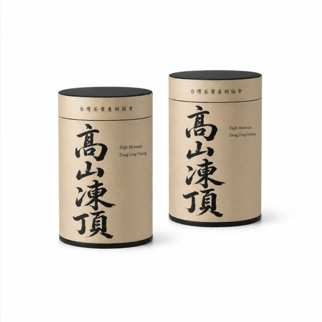 【台灣茶葉產銷協會】高山凍頂烏龍茶 2入組|罐裝4兩