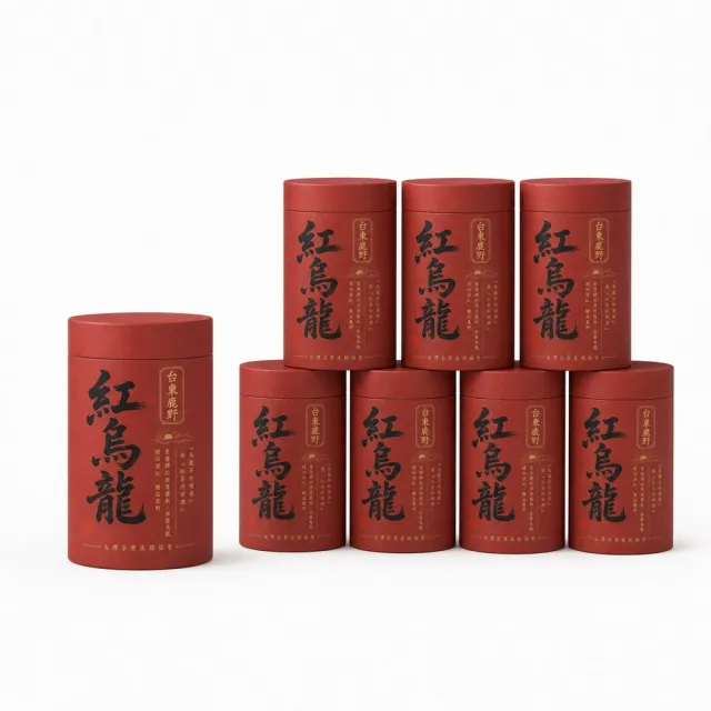【台灣茶葉產銷協會】台東鹿野紅烏龍 8入組｜罐裝4兩