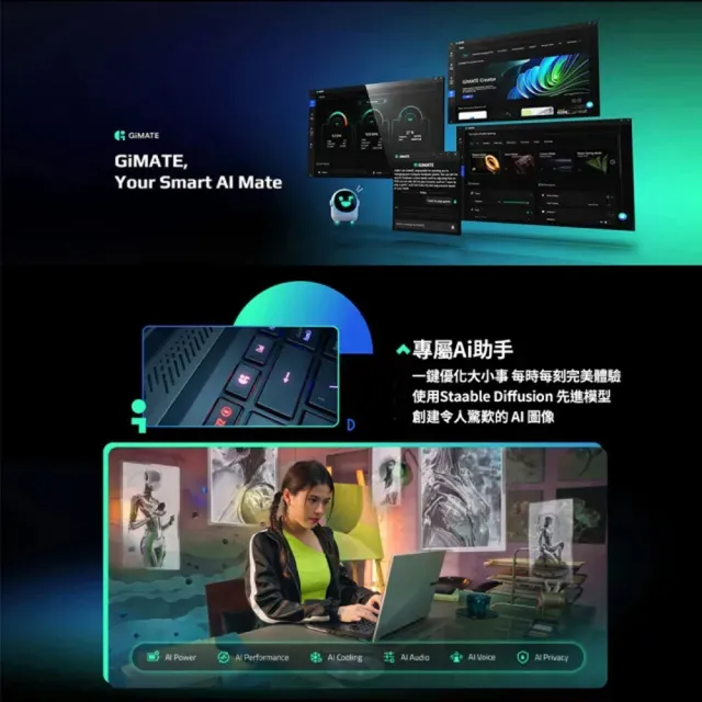 遊戲手把組★【GIGABYTE 技嘉】16吋Ryzen AI 7 350 RTX5070 AI電競筆電 (AERO X16 1WH93TWC94AH/16G/1TB/W1