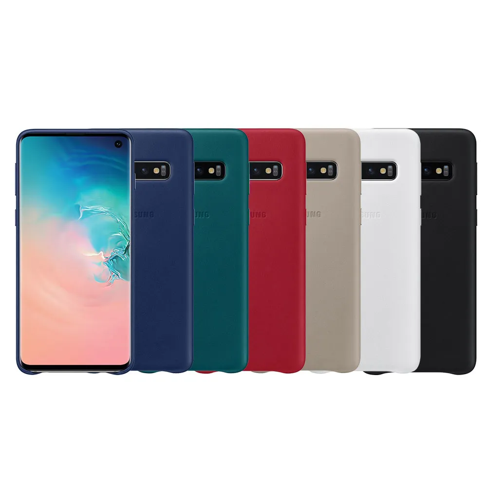 【Samsung 三星】GALAXY S10 原廠皮革背蓋(台灣公司貨)