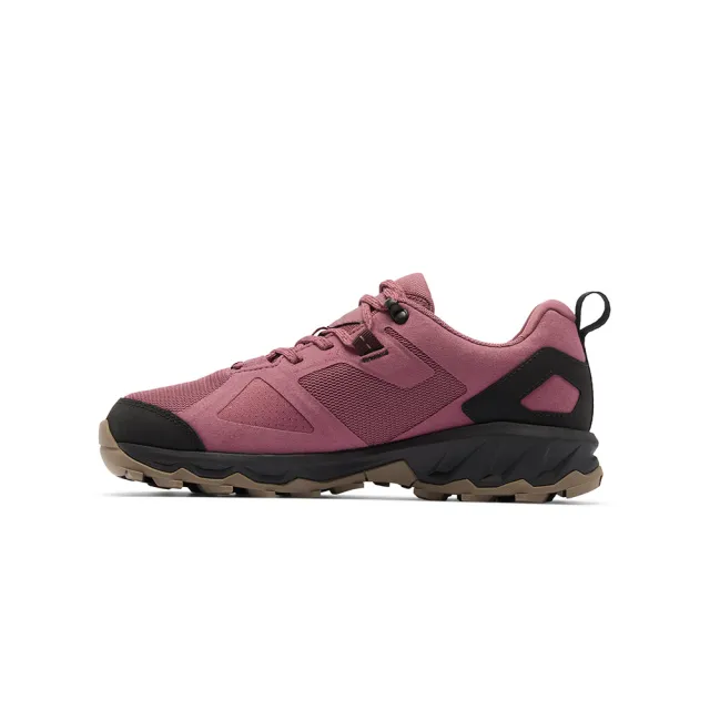 【Columbia 哥倫比亞】女款-OD防水健行鞋(寬楦)-PEAKFREAK HERA™ II OUTDRY WIDE-果莓色(UBK94210CI/KF)