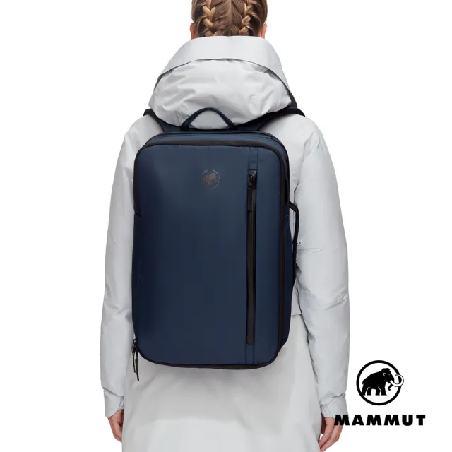 【Mammut 長毛象官方直營】Seon Transporter 25 休閒筆電後背包 25L 海洋藍 #2510-03911