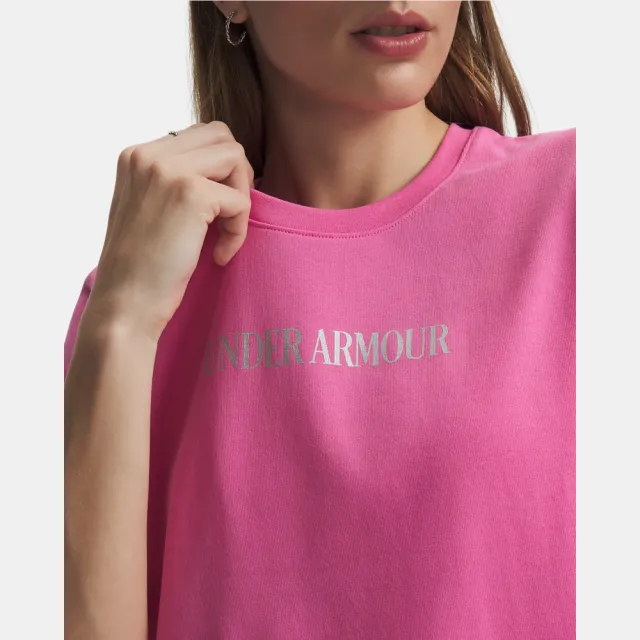 【UNDER ARMOUR】UA 女 HWT Script 短袖T-Shirt_6013654-637