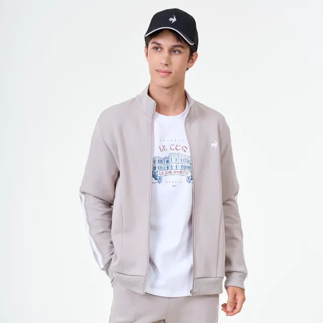 【LE COQ SPORTIF 公雞】立領/針織連帽外套 男女款 3色 LWY61761_LWY62761