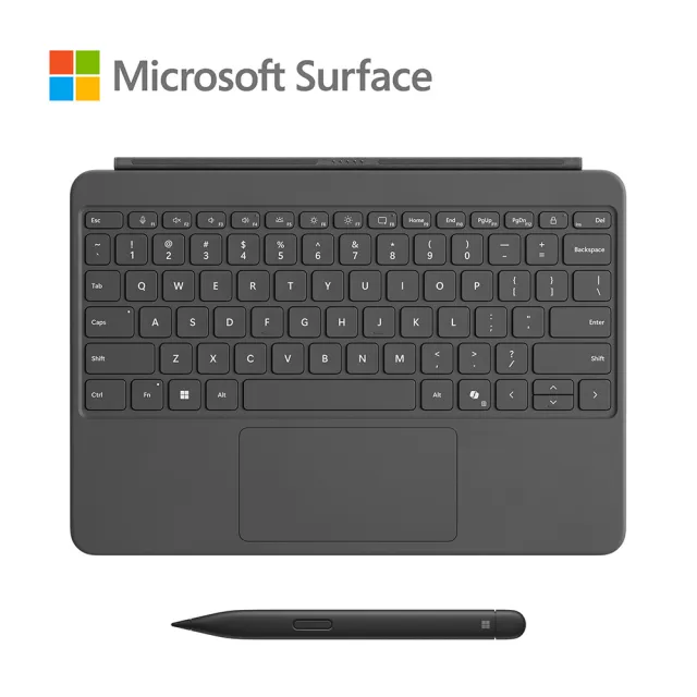 【Microsoft 微軟】鍵盤蓋+筆+365個人組★Surface Pro 12吋 輕薄觸控 AI筆電-白金(X Plus/16G/512G/W11)