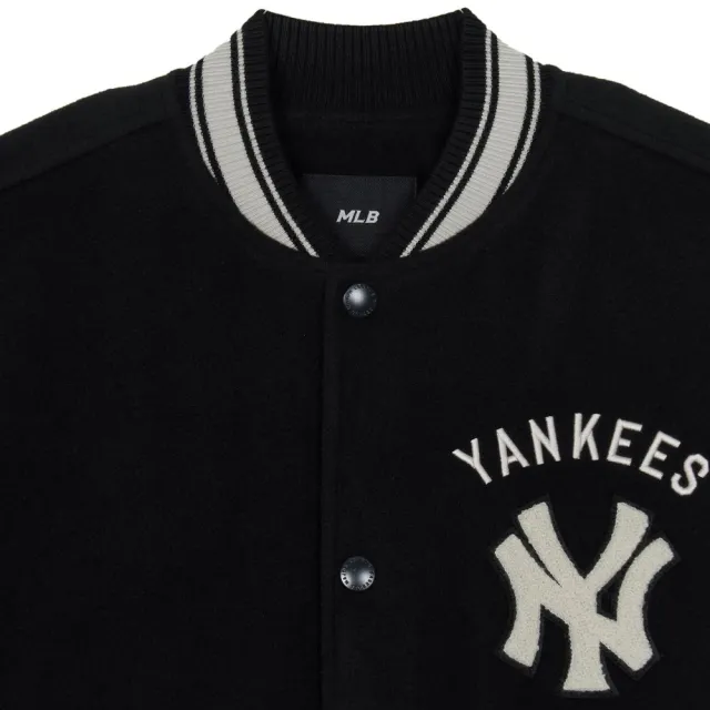 【MLB】經典羊毛外套 棒球外套 Varsity系列 紐約洋基隊 (3AJPV0364-50BKS)