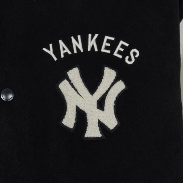 【MLB】經典羊毛外套 棒球外套 Varsity系列 紐約洋基隊 (3AJPV0364-50BKS)