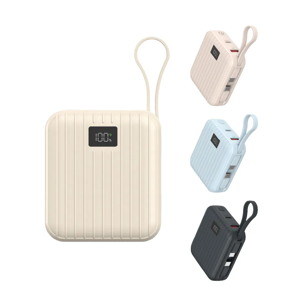 【aircolor】磁吸小方行動電源10000mAh 準固態安全電芯(有標示Wh)(磁吸僅用於固定無充電功能)