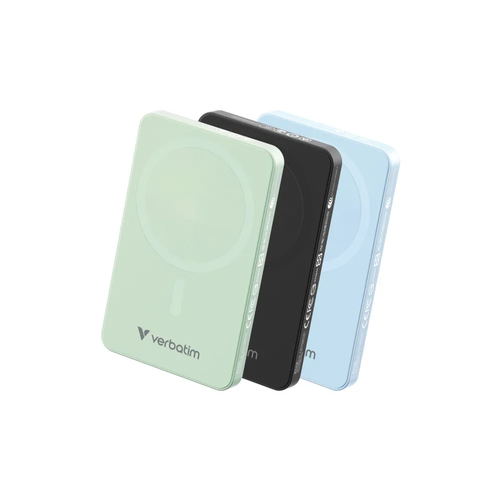 【Verbatim 威寶】Charge n Go 5000mAh 磁吸無線行動電源 PD 3.0 QC 3.0 無線快充 (WPB5)